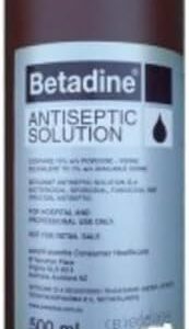 betadine antiseptic solution 500 ml