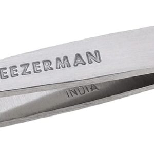 tweezerman mini slant stainless steel tweezer, silver
