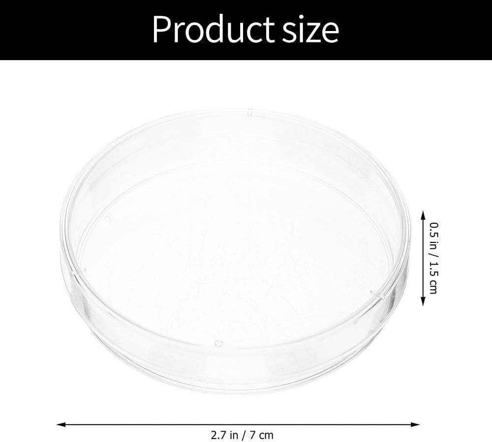 20pcs plastic petri dishes with lid agar plates, clear empty dish for school science project microorganisms cell yeast petri dishes with lid bulk suite 65mm x 15mm 20pcs plastic petri dishes with lid agar plates, clear empty dish for school science project microorganisms cell yeast petri dishes with lid bulk suite 65mm x 15mm