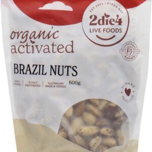 2die4 live foods activated organic brazil nuts 600g
