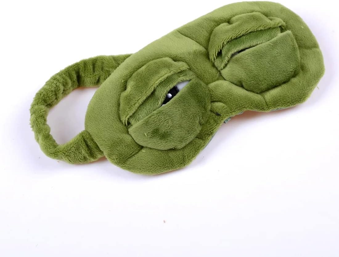 maonativey cute green cartoon frog eye mask sleep travel mask maonativey cute green cartoon frog eye mask sleep travel mask