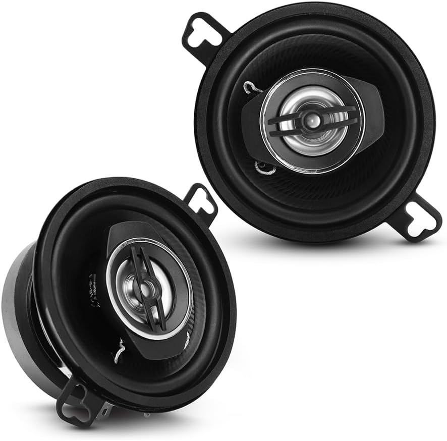 pyle 2 way universal car stereo speakers 120w 3.5 inch coaxial loud pro audio car speaker universal oem quick replacement component speaker vehicle door/side panel mount compatible pl31bk (pair) pyle 2 way universal car stereo speakers 120w 3.5 inch coaxial loud pro audio car speaker universal oem quick replacement component speaker vehicle door/side panel mount compatible pl31bk (pair)