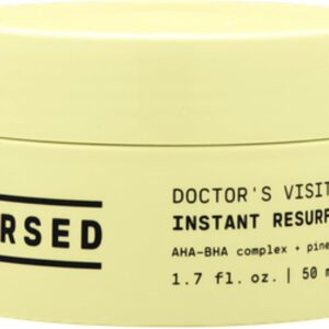 versed doctor’s visit instant resurfacing face mask aha, bha and enzyme exfoliating mask helps reduce hyperpigmentation smooth and moisturize skin with vitamin c vegan (1.7 fl oz)