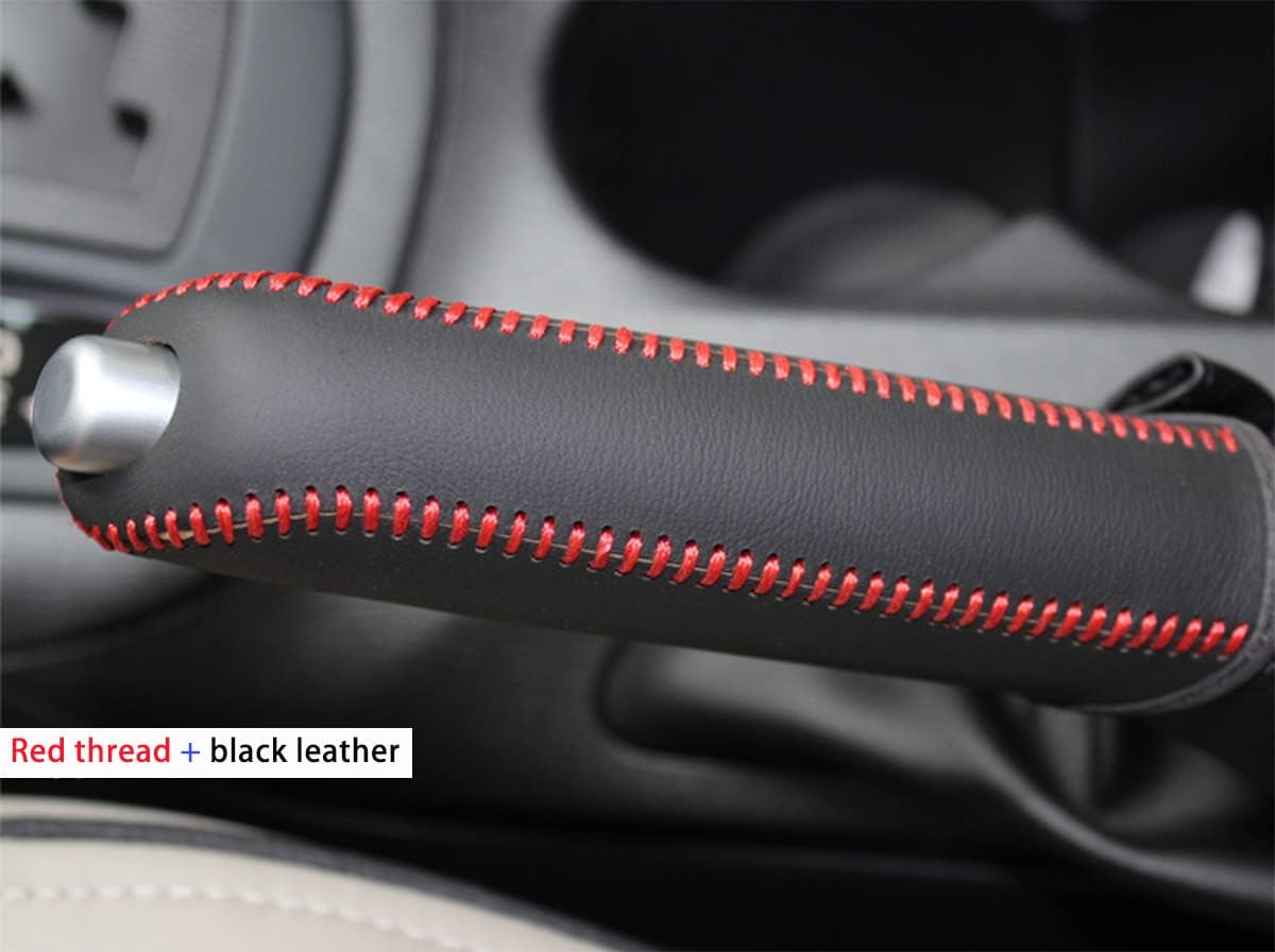 genuine leather handbrake cover for mazda 3 2014 2017 / cx3 2016 2017 / cx5 2013 2015 / 6 2014 2015 (red thread + genuine leather) genuine leather handbrake cover for mazda 3 2014 2017 / cx3 2016 2017 / cx5 2013 2015 / 6 2014 2015 (red thread + genuine leather)
