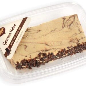achva dried marble and cocoa nibs halva, 200 g