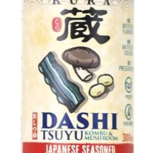 kura dashi tsuyu sauce (shiitake & kelp concentrate), 300 ml