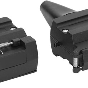 heavy duty 12 pin flat trailer plug and socket set, durable rv trailer connector for reliable connection – for trailers, boats, light trucks, outdoor enthusiasts, camp
