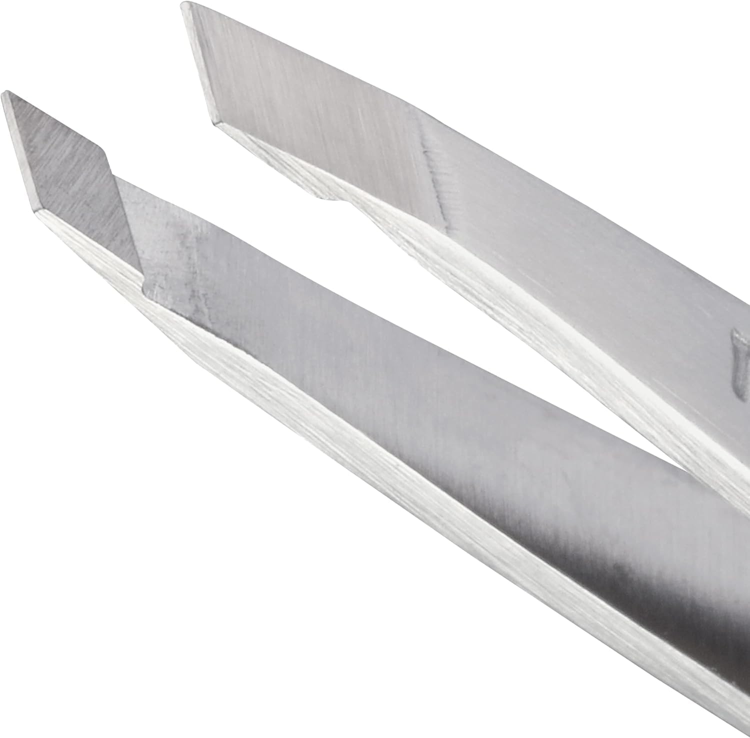 tweezerman mini slant stainless steel tweezer, silver tweezerman mini slant stainless steel tweezer, silver