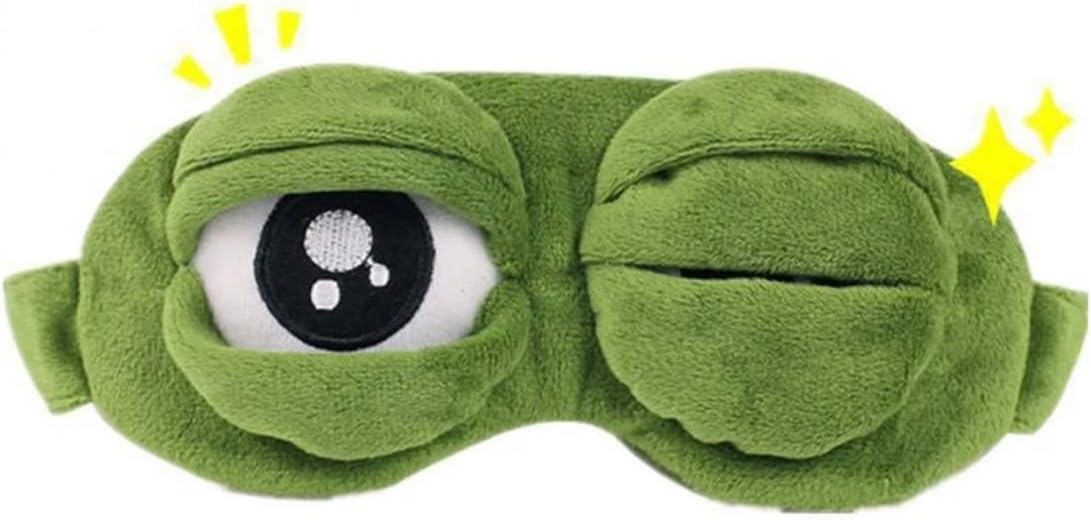 maonativey cute green cartoon frog eye mask sleep travel mask maonativey cute green cartoon frog eye mask sleep travel mask