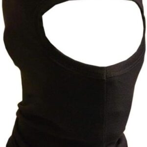 jasmine silk pure silk black balaclava thermal under helmet protection mask ski cycle motorcycle bike black, black, one size