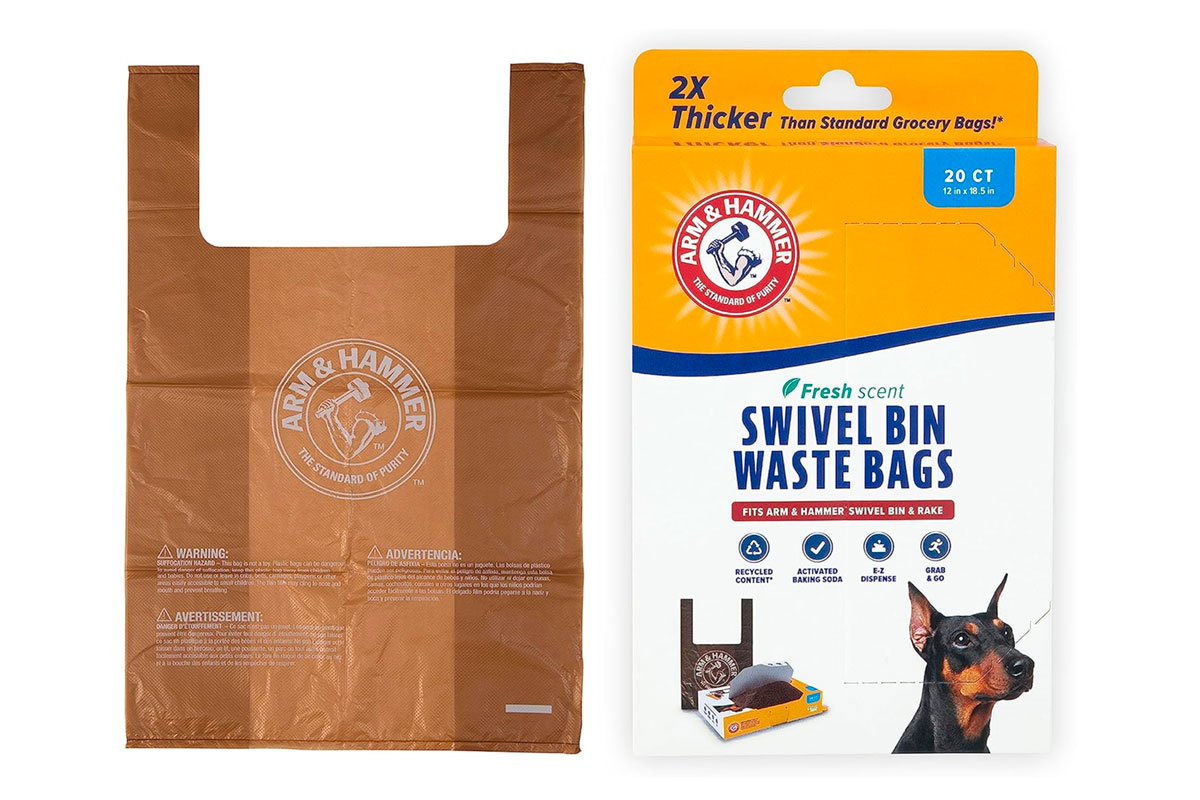 6. arm & hammer heavy duty pet waste bags (photo a)