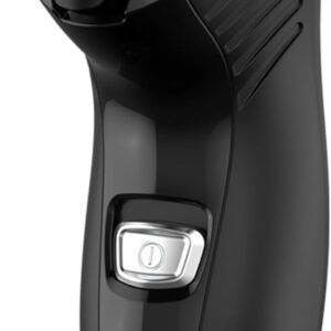 remington men's power series r2 rotary corded shaver, r2000au, ideal for sensitive skin, stainless steel dual track blades, 3 flexing shaving heads, black