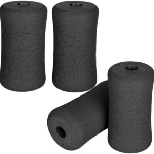 foam foot pads rollers, 4 pcs replacement foam foot pads, weight bench leg extension curl attachment for home gym replacement parts