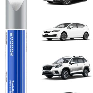 37j satin white pearl touch up paint compatible with subaru exact match–chips and nicks touch up