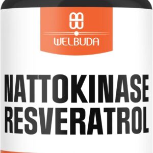 nattokinase supplement with trans resveratrol 30 capsules for 1 month