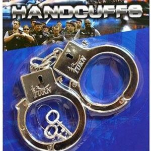 yatsal chrome plated handcuffs toy