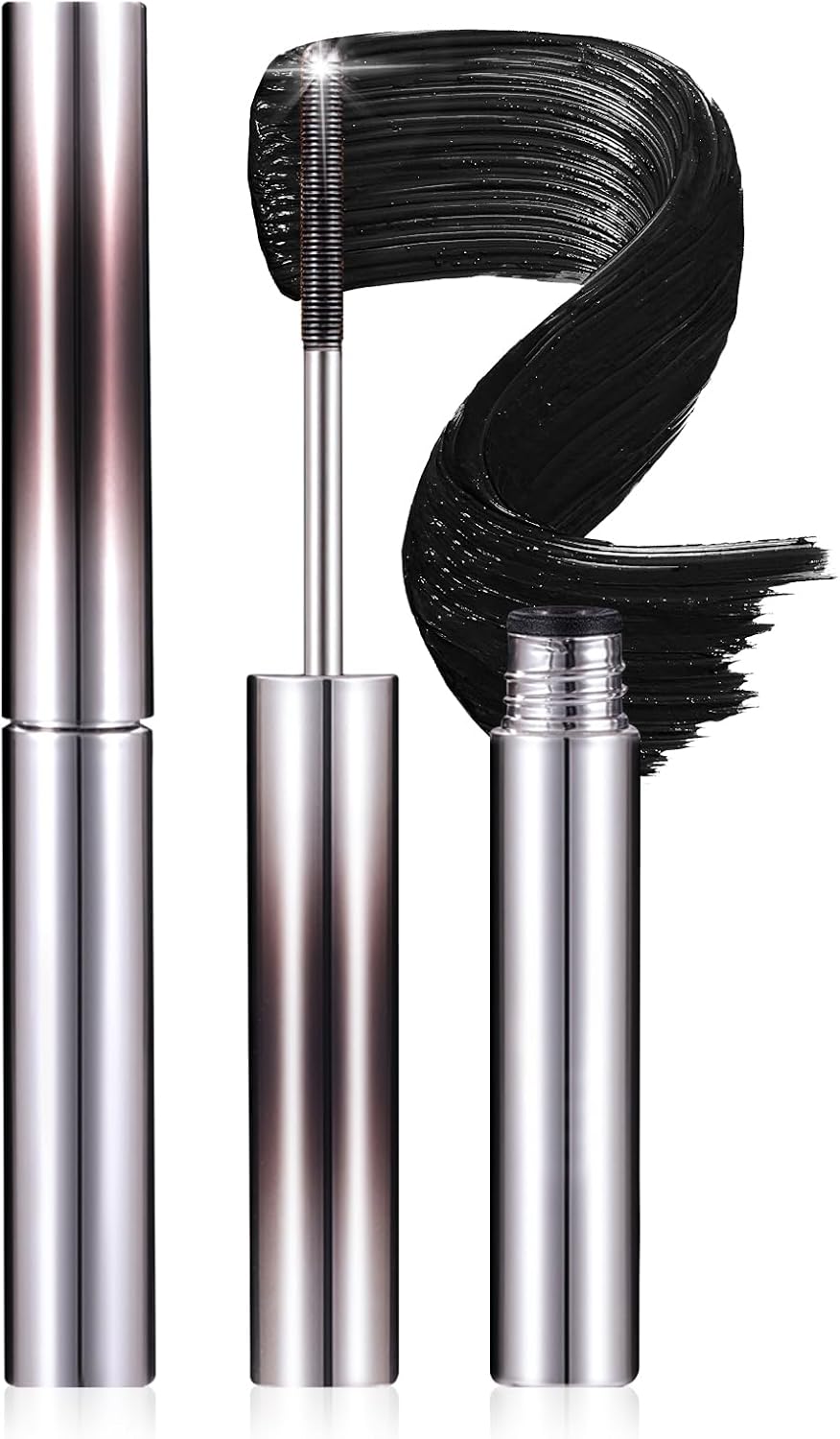 dageda metal wand mascara, washable iron wand mascara, waterproof and smudge proof metal eyelash makeup, curling, non clumping, volume slim with bristle less brush (#01 black) dageda metal wand mascara, washable iron wand mascara, waterproof and smudge proof metal eyelash makeup, curling, non clumping, volume slim with bristle less brush (#01 black)