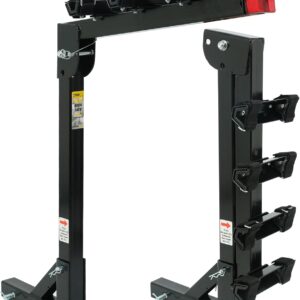 maxxhaul 70210 hitch mount bike rack 4 bike rack, black for cars trucks suv's minivans, large