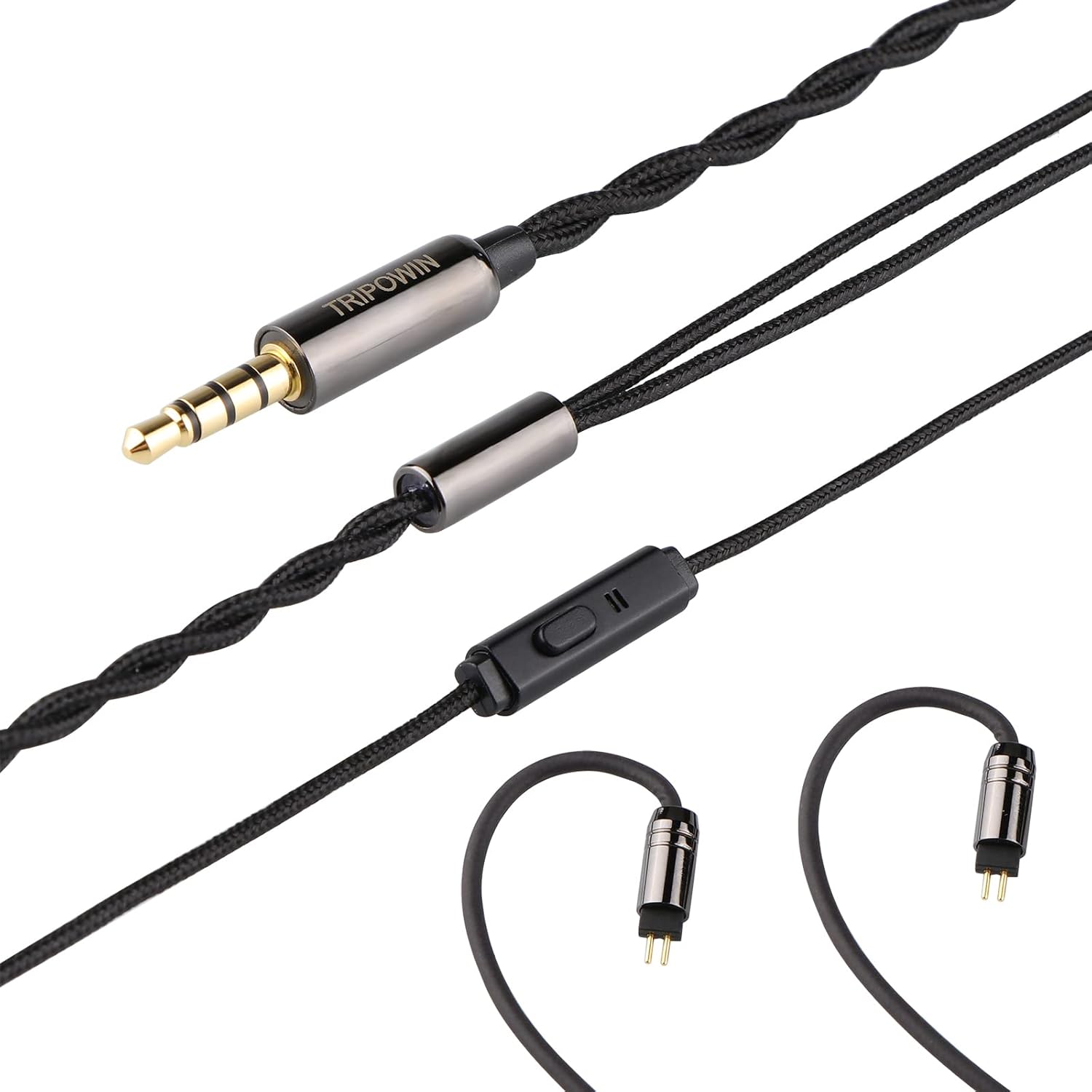 linsoul tripowin zombur 4n high purity ofc oxygen free cable hifi iem cable with microphone, cotton yarn outer layer for audiophile replacement cable (with mic, 3.5, 2pin) linsoul tripowin zombur 4n high purity ofc oxygen free cable hifi iem cable with microphone, cotton yarn outer layer for audiophile replacement cable (with mic, 3.5, 2pin)