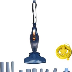 upright vacuum, navigator lift away deluxe with large dust cup capacity, hepa filter, swivel steering, upholstery tool & crevice tool, blue