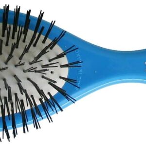 isinis hair brush # 440 no ball tip (8.8in medium, electric blue)