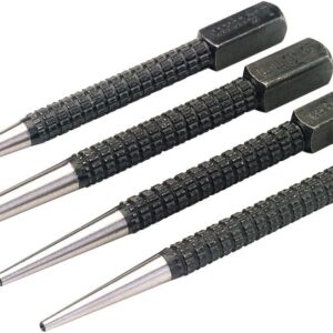 draper 35480 4pc cupped nail set set