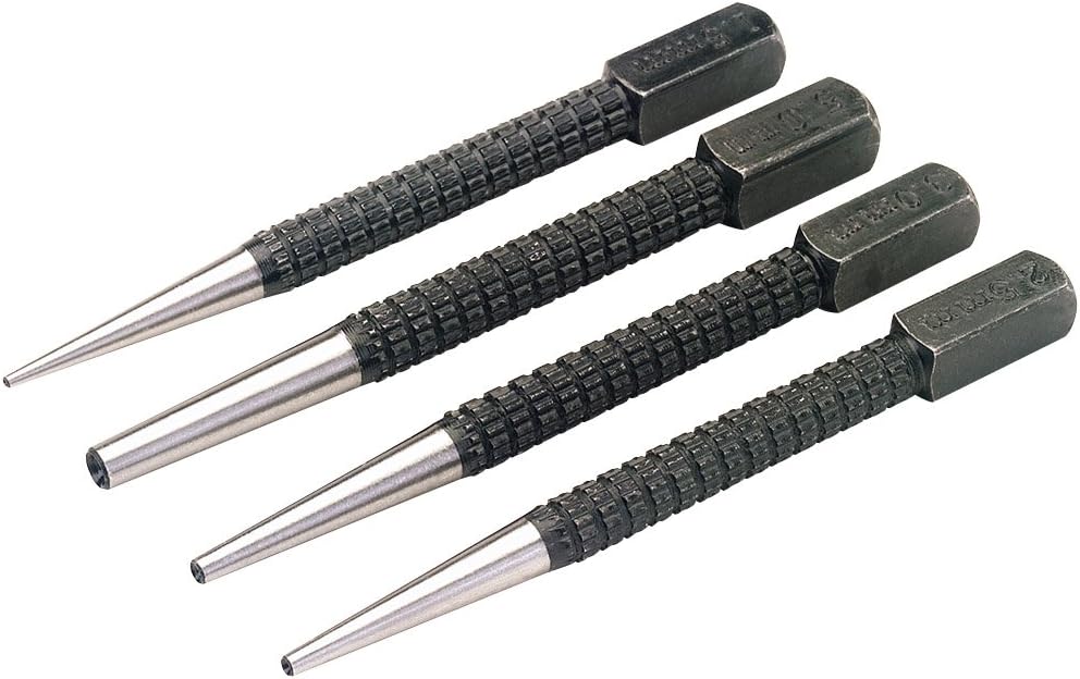 draper 35480 4pc cupped nail set set draper 35480 4pc cupped nail set set