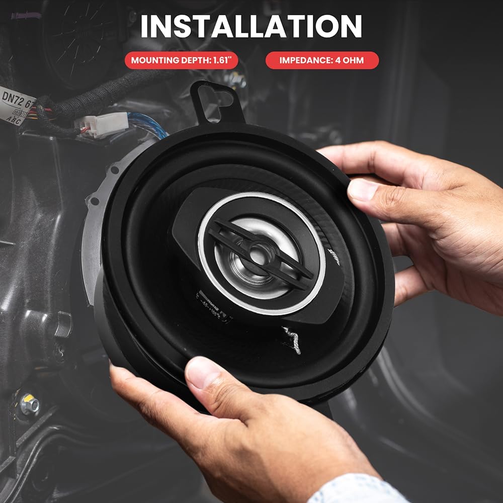 pyle 2 way universal car stereo speakers 120w 3.5 inch coaxial loud pro audio car speaker universal oem quick replacement component speaker vehicle door/side panel mount compatible pl31bk (pair) pyle 2 way universal car stereo speakers 120w 3.5 inch coaxial loud pro audio car speaker universal oem quick replacement component speaker vehicle door/side panel mount compatible pl31bk (pair)
