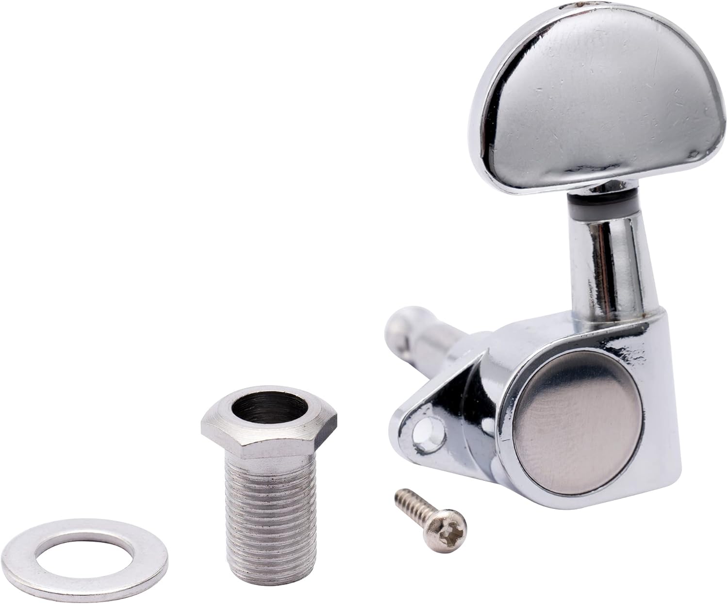musiclily pro 10mm guitar tuner bushings and 14mm washers for modern electric guitar sealed tuning pegs machine heads, chrome (set of 6) musiclily pro 10mm guitar tuner bushings and 14mm washers for modern electric guitar sealed tuning pegs machine heads, chrome (set of 6)