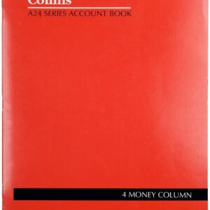 collins a24 series 4 money column account book