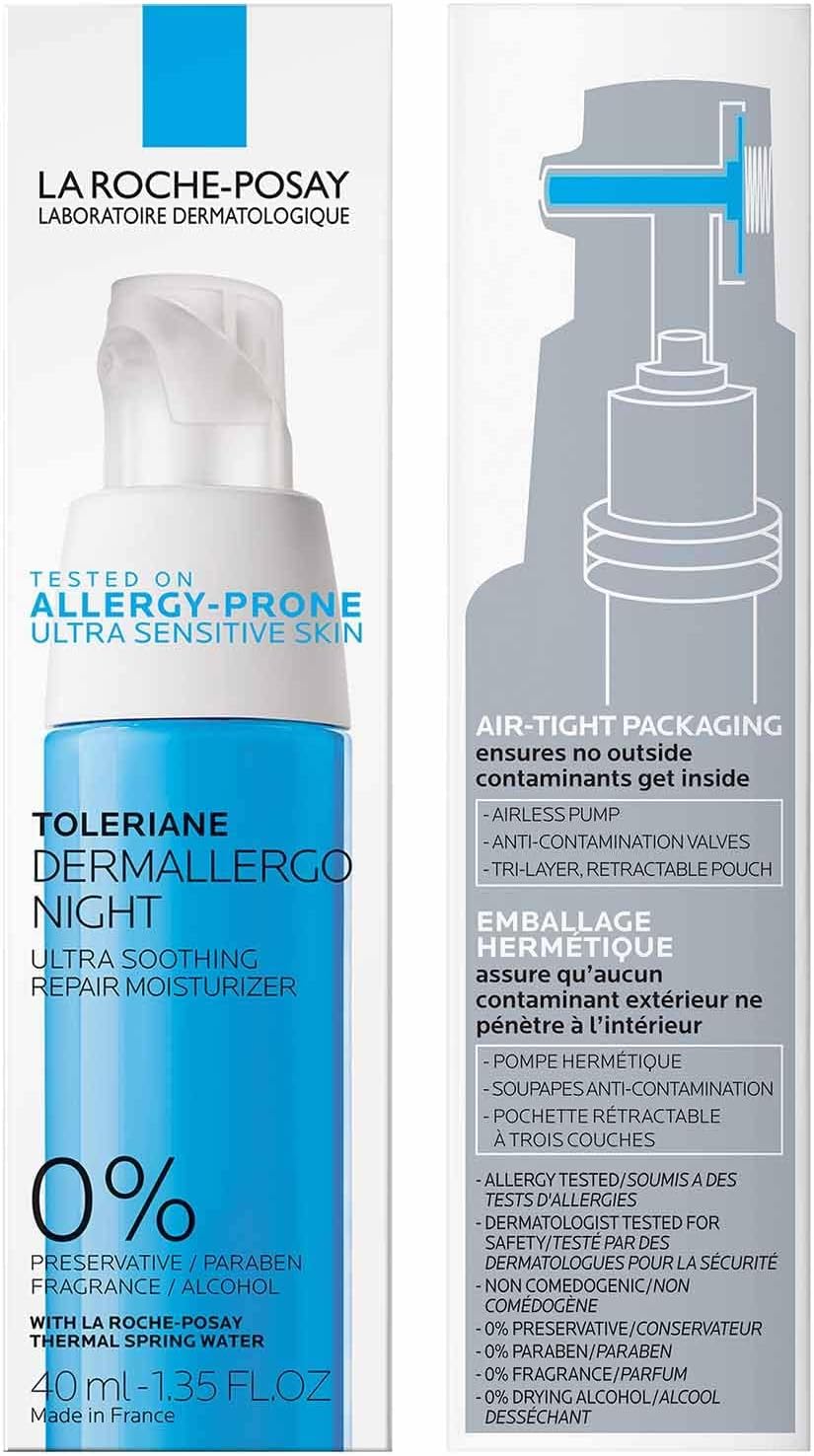 la roche posay toleriane ultra overnight sensitive moisturiser 40ml la roche posay toleriane ultra overnight sensitive moisturiser 40ml