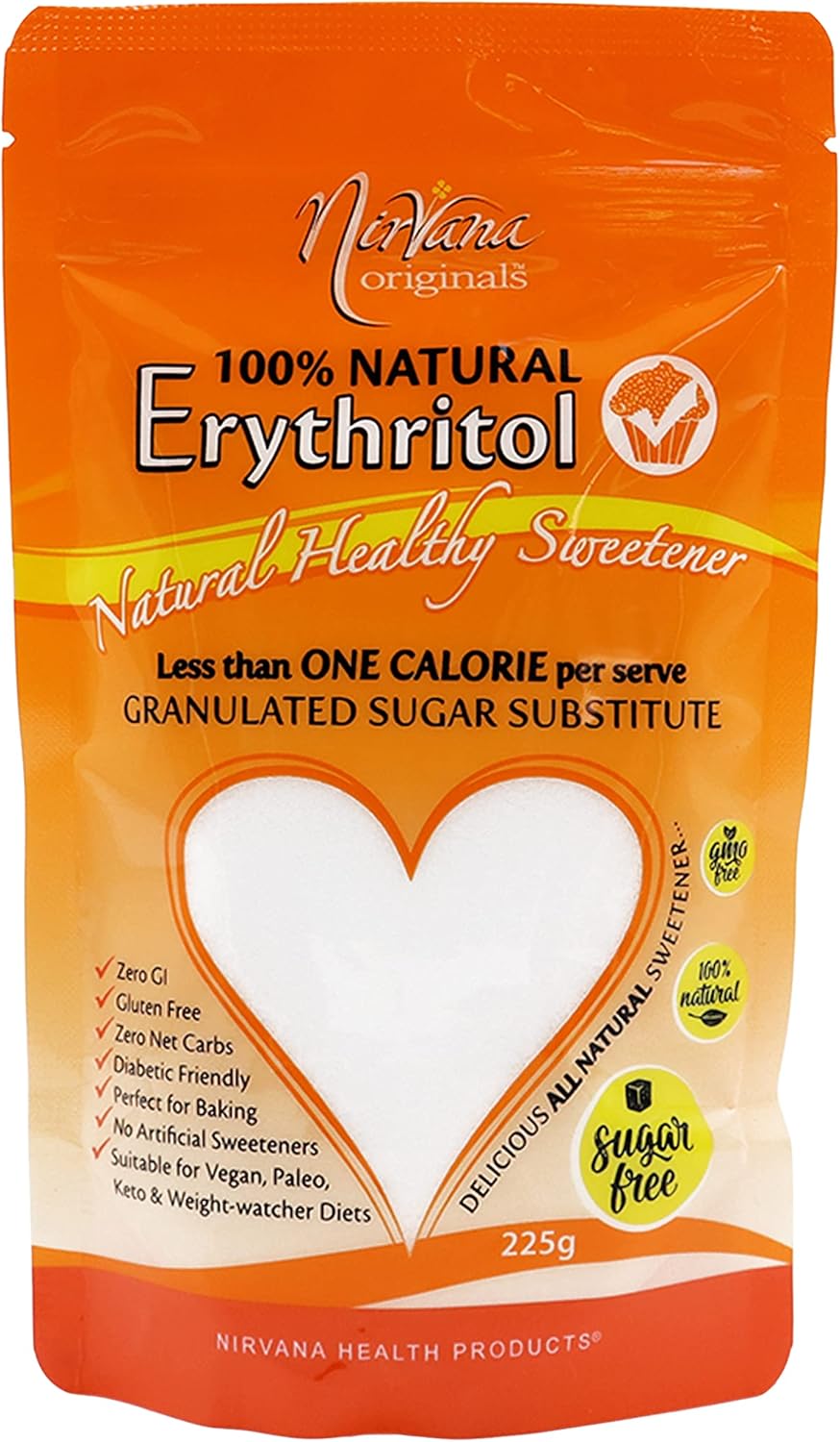 nirvana organics natural erythritol pouch 225 g nirvana organics natural erythritol pouch 225 g