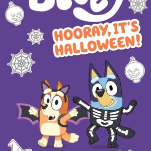 bluey: hooray, it's halloween!: a colouring book