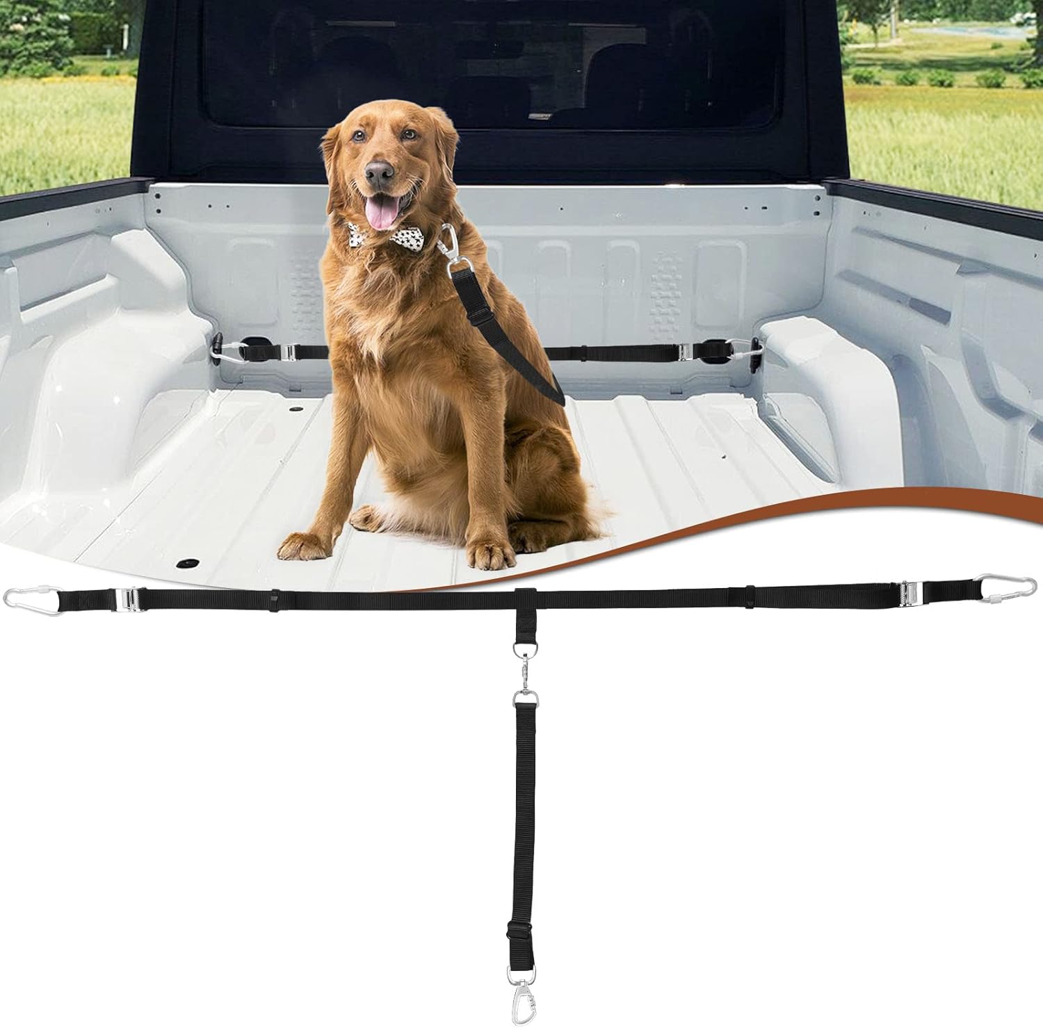 dog pickup tether tie down system truck bed leash and car harness belt for dogs up to 150lbs heavy duty adjustable restraint lead dog pickup tether tie down system truck bed leash and car harness belt for dogs up to 150lbs heavy duty adjustable restraint lead