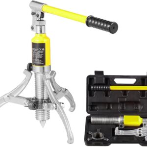 hydraulic gear puller, 5 ton max capacity wheel bearing pulling separator, 2 or 3 jaws puller, vertically and horizontally, 8" jaw hydraulic puller with case for pulling hubs
