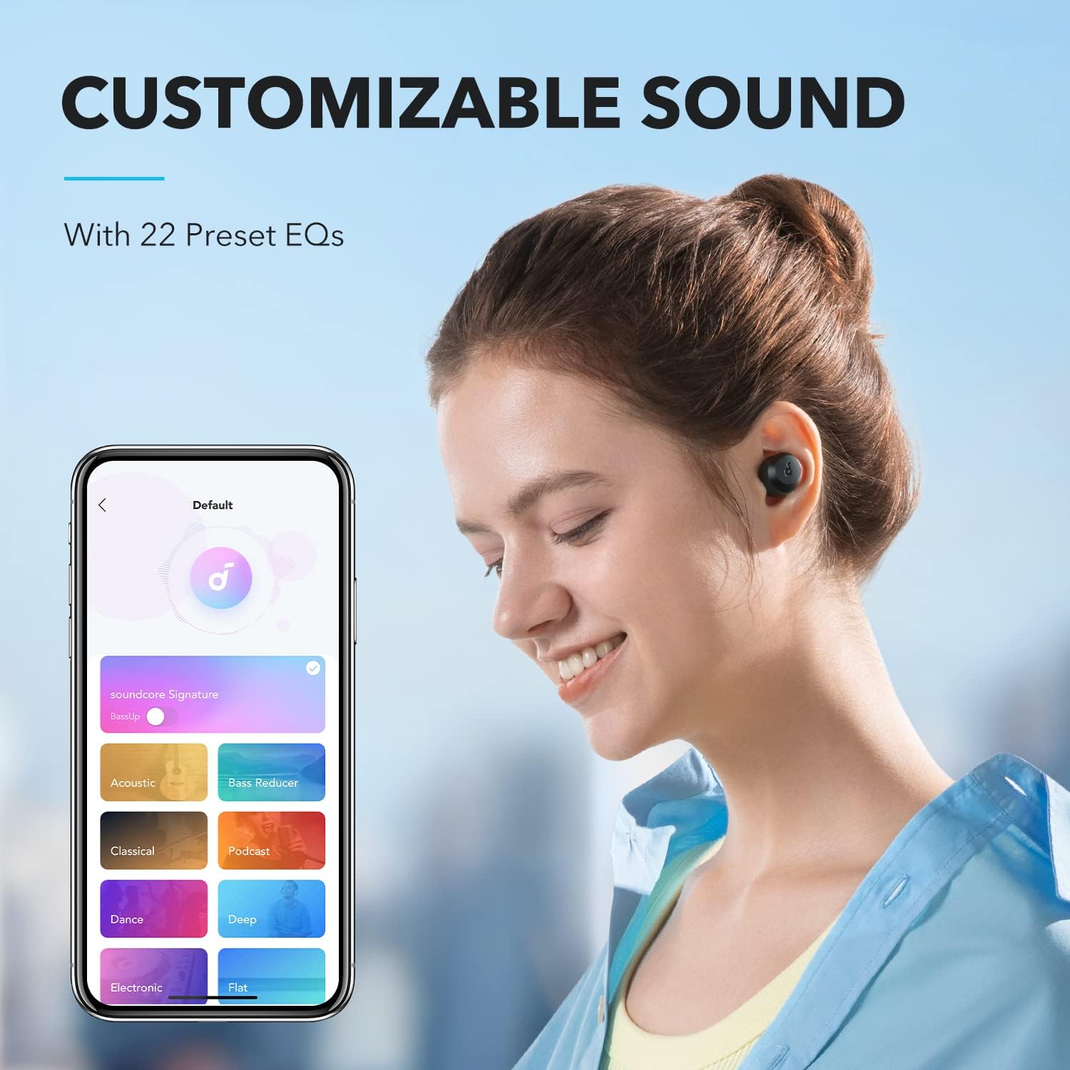 soundcore by anker a20i true wireless earbuds, bluetooth 5.3, app, customized sound, 28h long playtime, water resistant, 2 mics for ai clear calls, single earbud mode (black) soundcore by anker a20i true wireless earbuds, bluetooth 5.3, app, customized sound, 28h long playtime, water resistant, 2 mics for ai clear calls, single earbud mode (black)