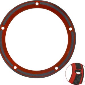 5 holes twin cam derby cover gasket,gasket rings,compatible with harley touring dyna electra glide softail fatboy fxd 1999 2016 25416 99x,motorcycle accessories