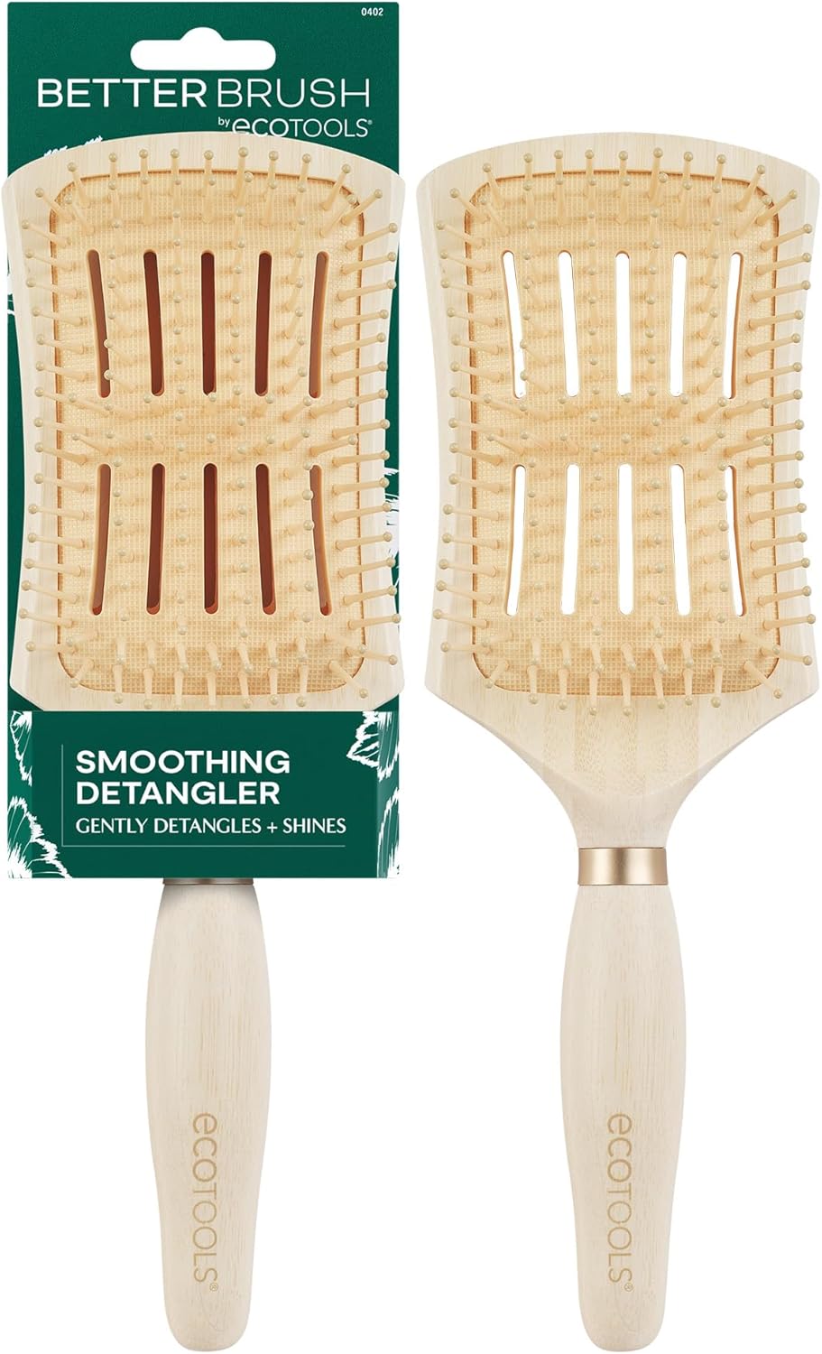 ecotools smoothing detangler hair brush ecotools smoothing detangler hair brush
