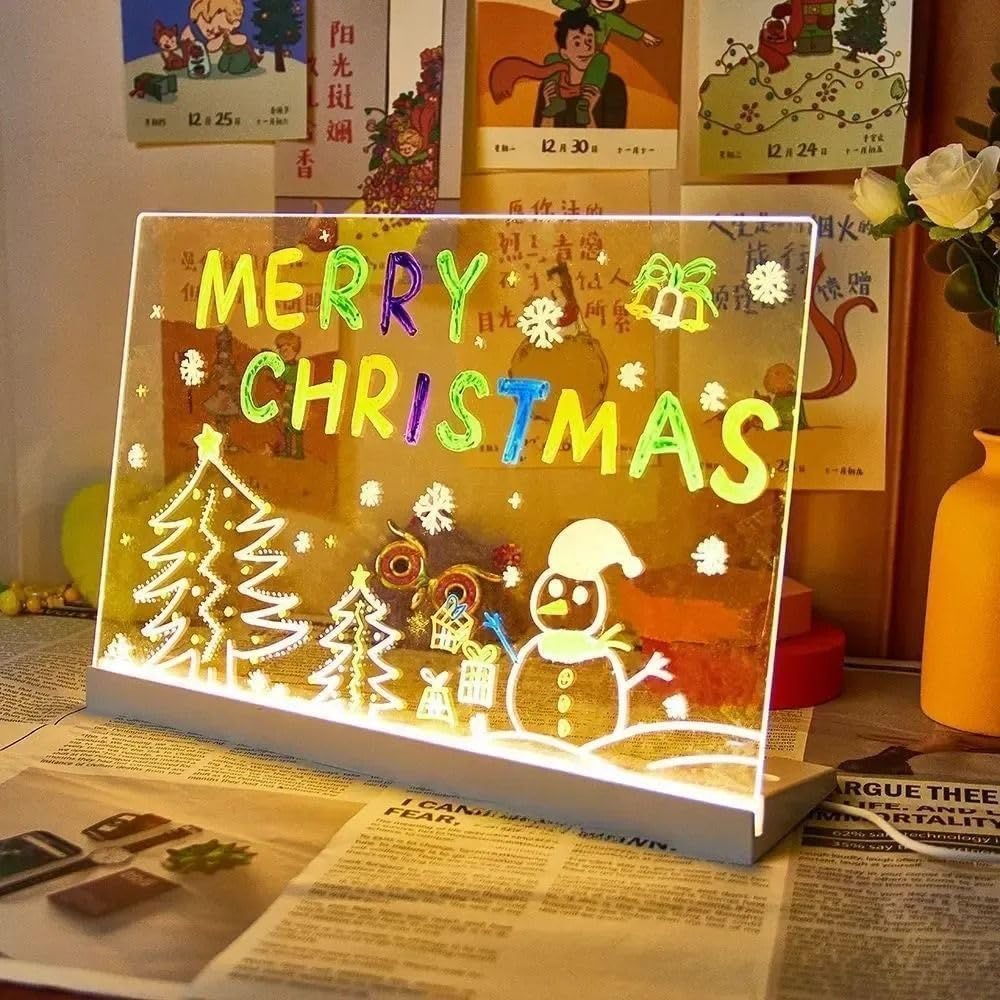 upgraded 2.0 led drawing board for kids, rewritable light up drawing board contains seven colored pens and triangular stand (m: 7.87 * 7.87 inches) upgraded 2.0 led drawing board for kids, rewritable light up drawing board contains seven colored pens and triangular stand (m: 7.87 * 7.87 inches)