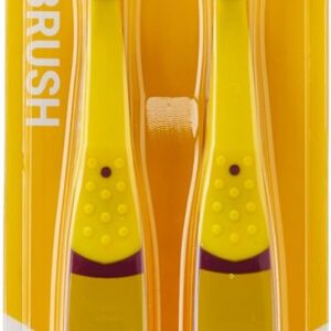 nrl kids broncos mascot toothbrush (pack of 2)