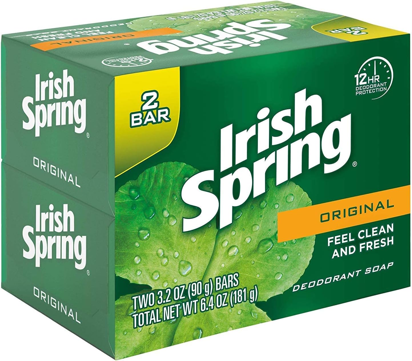 irish spring original deodorant bar soap, 3.20 oz bars, 2 ea irish spring original deodorant bar soap, 3.20 oz bars, 2 ea