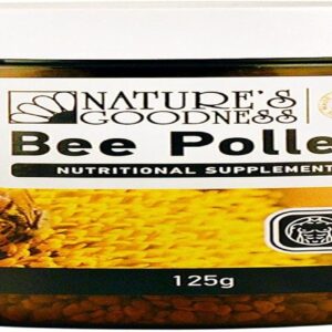 natures goodness bee pollen granules nutritional supplements 125 g