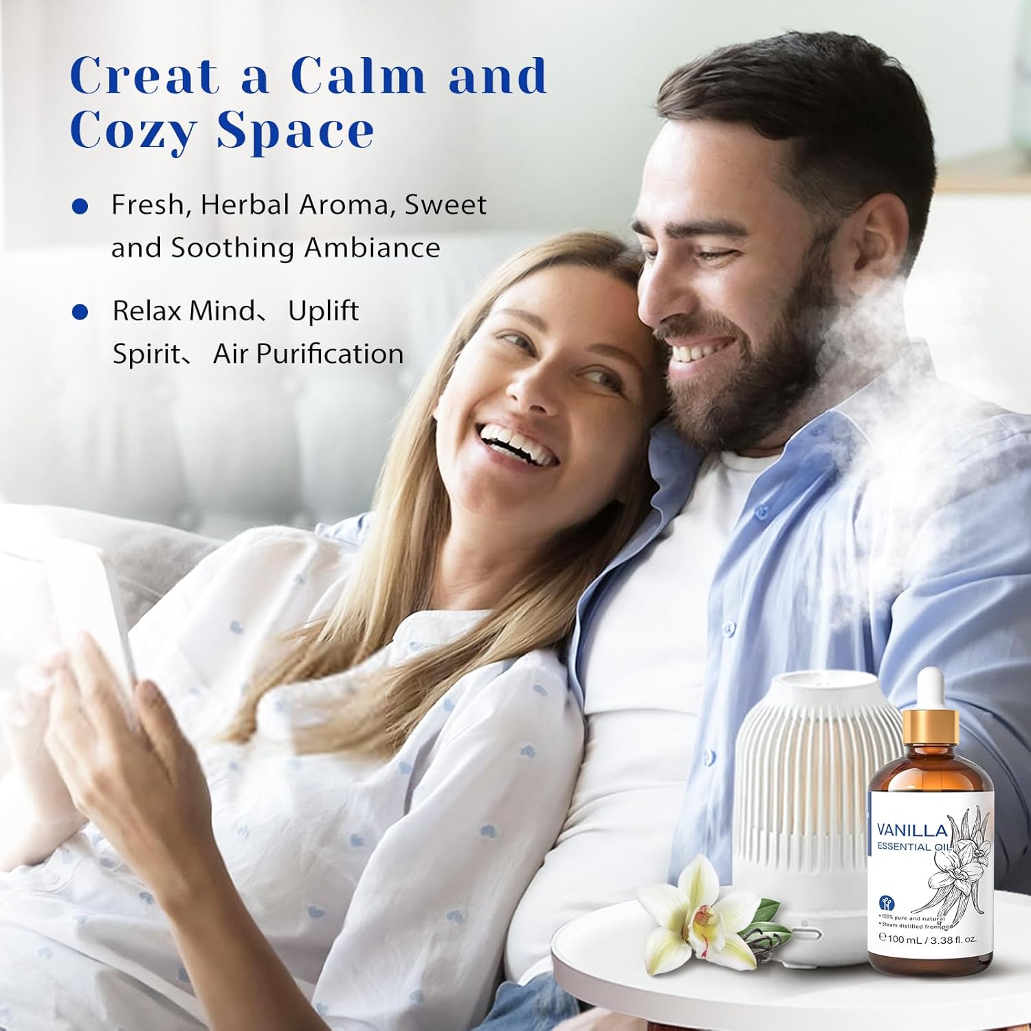hiqili vanilla essential oil strong fragrance and lasting for diffuser,body bath,candle making 3.38 fl oz hiqili vanilla essential oil strong fragrance and lasting for diffuser,body bath,candle making 3.38 fl oz