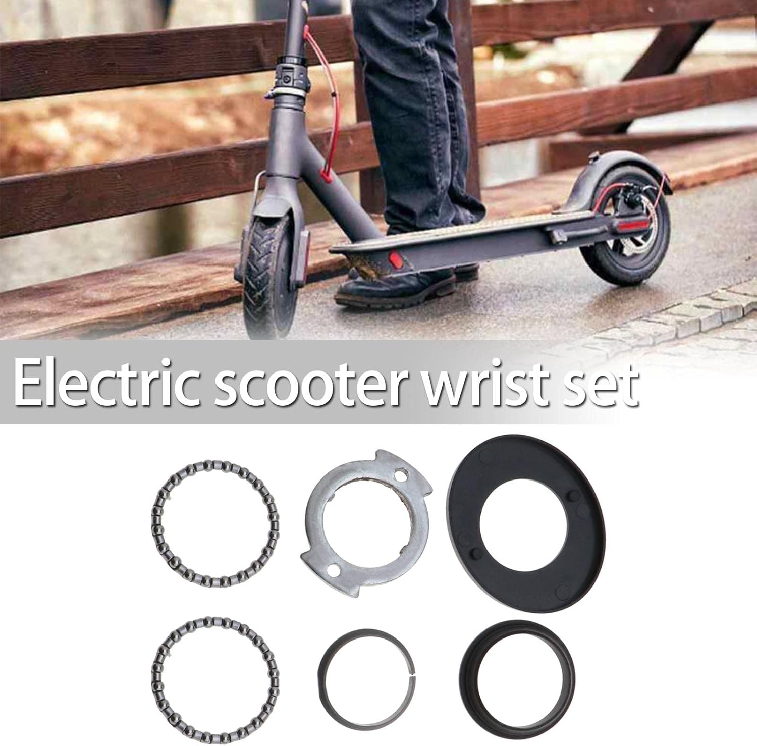emsea set of 6pcs roller steering bearing front fork bearing bowl scooter repair spare parts compatible with xiaomi m365/1s /essential/pro/pro 2 electric scooters emsea set of 6pcs roller steering bearing front fork bearing bowl scooter repair spare parts compatible with xiaomi m365/1s /essential/pro/pro 2 electric scooters