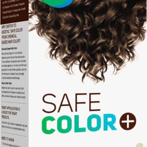 vegetal safe hair color dark brown 50gm certified organic chemical and allergy free bio natural hair color with no ammonia formula for men & women