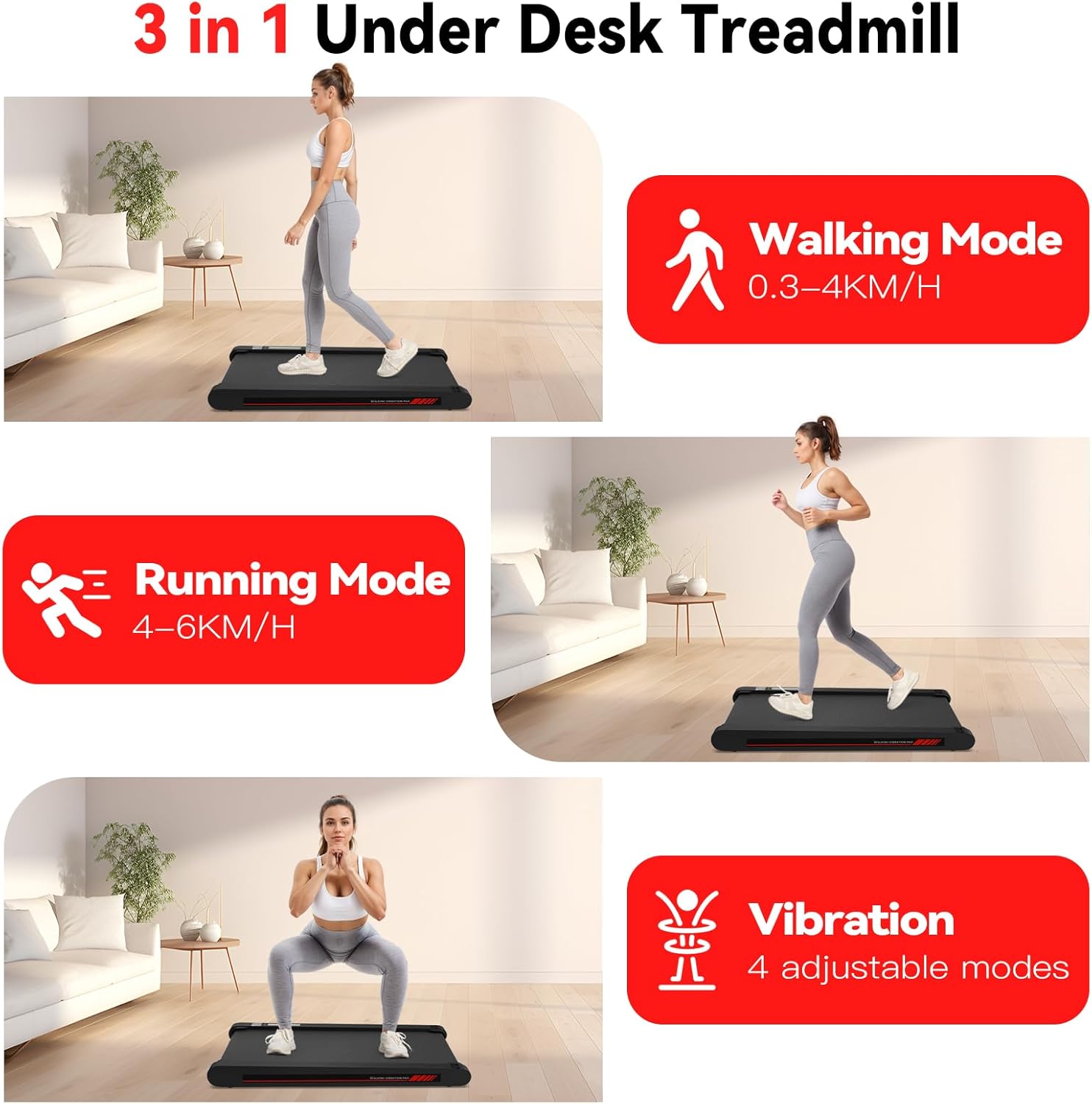 sperax 3 in 1 walking vibration pad, under desk treadmill with app, portable treadmills for home, walking pad treadmill with remote control sperax 3 in 1 walking vibration pad, under desk treadmill with app, portable treadmills for home, walking pad treadmill with remote control