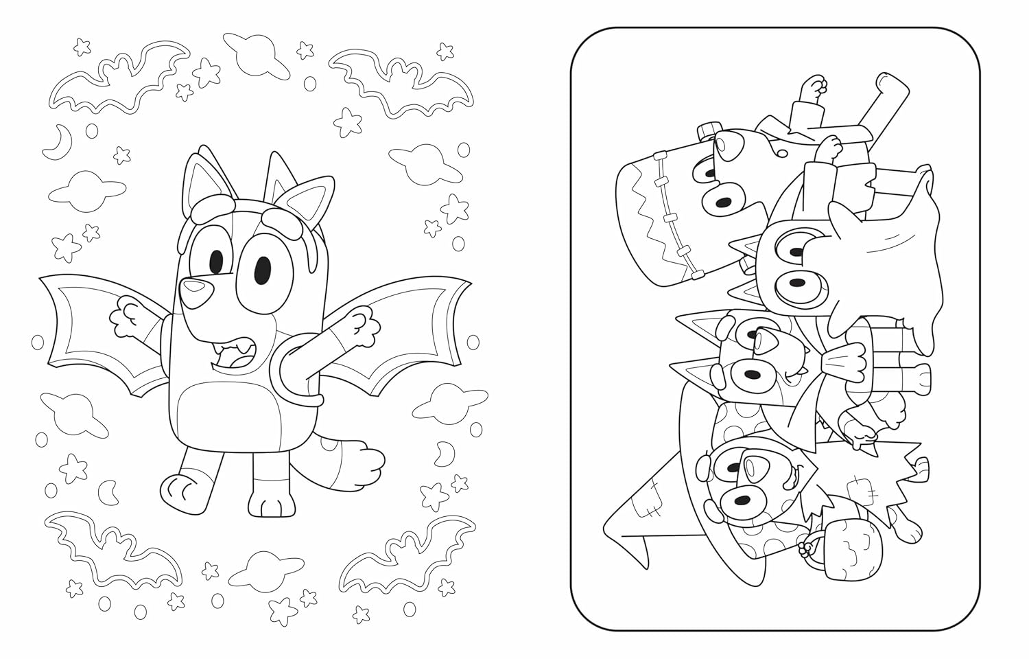 bluey: hooray, it's halloween!: a colouring book bluey: hooray, it's halloween!: a colouring book