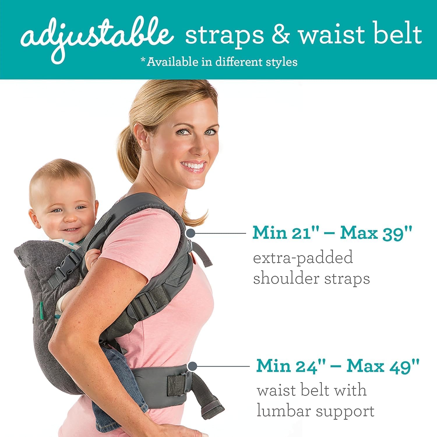 baby carrier, advanced 4 in 1 convertible carrier, baby carrier newborn to toddler 8 32 lbs (3.6 14.5kg) (grey) baby carrier, advanced 4 in 1 convertible carrier, baby carrier newborn to toddler 8 32 lbs (3.6 14.5kg) (grey)