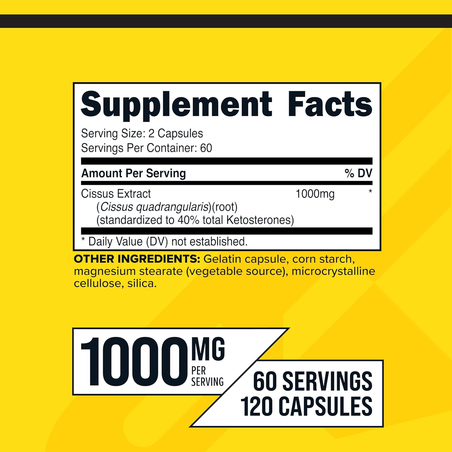 primaforce cissus, 120 count bottle (1000 mg) primaforce cissus, 120 count bottle (1000 mg)