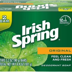 irish spring original deodorant bar soap, 3.20 oz bars, 2 ea